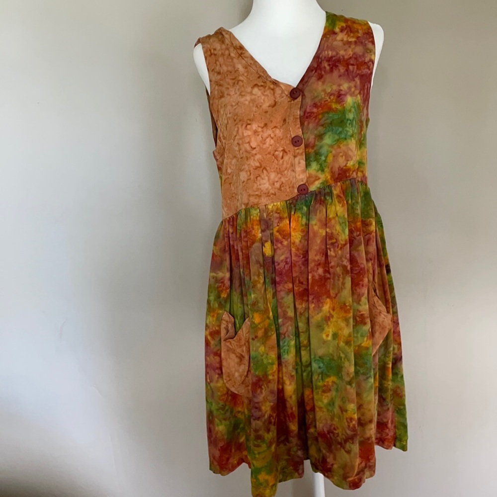 Tie Dye Boho Dress